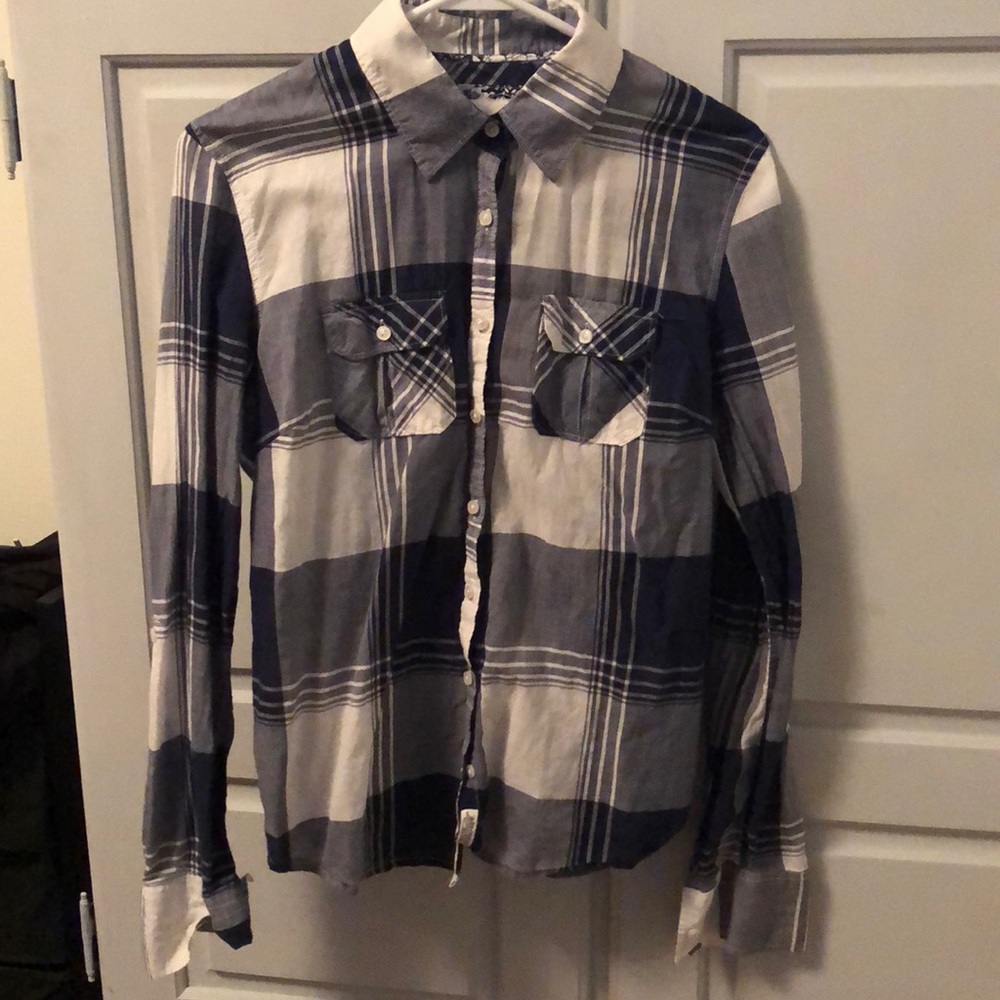 Plaid long sleeve shirt